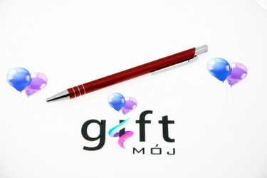 Stworzony dla Ciebie długopis z grawerem model: D FIT czerwony