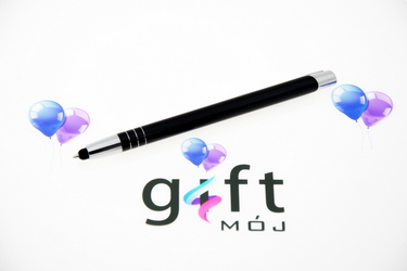 Uniwersalne długopisy firmowe model: D MOOI TP czarny